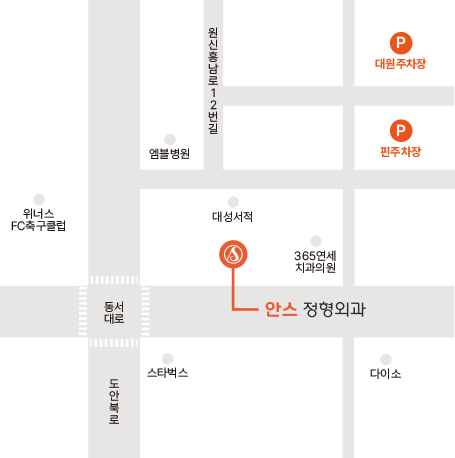 주차장 약도